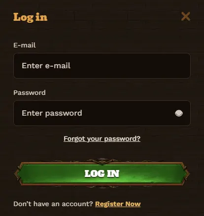 Log in op je FatPirate Casino-profiel